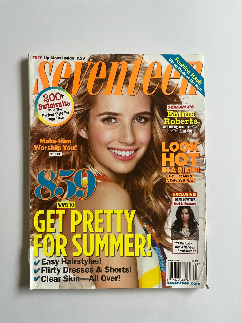 Seventeen Magazine May 2011 - Emma Robert’s Cover